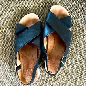 UGG Leather Slingback Sandals